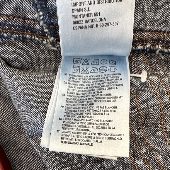 Vintage Oilily Kids Denim Jacket with Patches SZ 140 US Size 10 - Picture 9 of 10